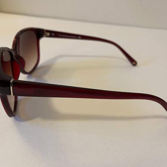 Banana Republic Sunglasses Women Purple Frames Gradient Lens Mid2000s WITH FLAWS - Picture 7 of 12